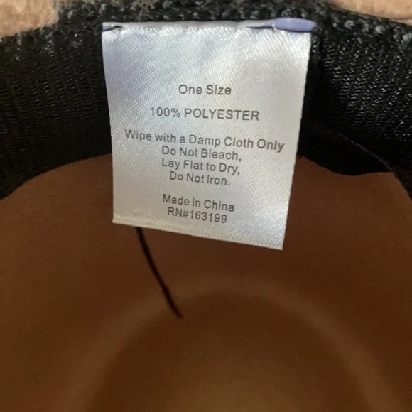 Camel Flat Brim Hat​​​​​​​​​​​ - Picture 7 of 7